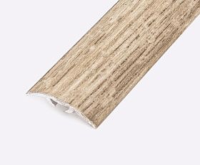 Порог (стык) Русский профиль  разноуровневый ламинированный с дюб, 30*1800 мм, Дуб сафари